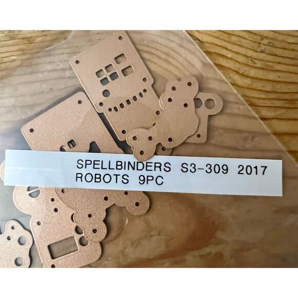 Spellbinders Die D-Lites Robots 9 Piece Cutting Dies Set S3-309 - Picture 3 of 3